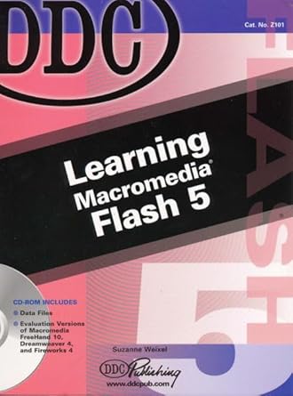 learning macromedia flash 5 1st edition suzanne weixel 1585771473, 978-1585771479