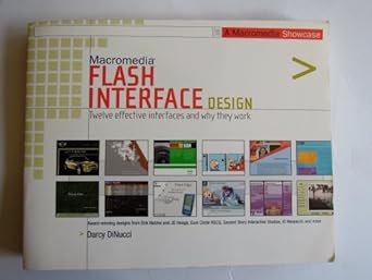 macromedia flash interface design a macromedia showcase 1st edition darcy dinucci 0321123999, 978-0321123992