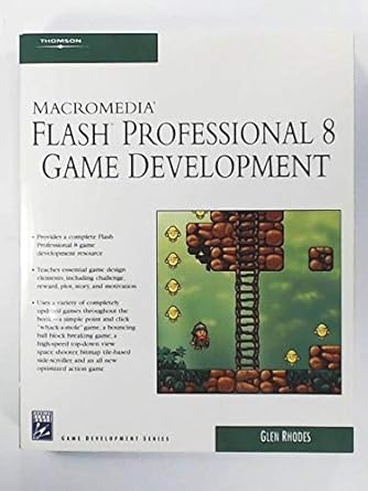 macromedia flash professional 8 game development 1st edition glen rhodes 1584504870, 978-1584504870