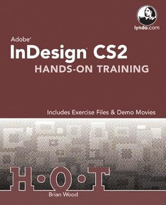 adobe indesign cs2 hands on training includes exercise files and demo movies 1st edition brian wood
