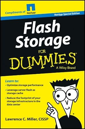 flash storage for dummies 1st edition lawrence c miller 1118659589, 978-1118659588