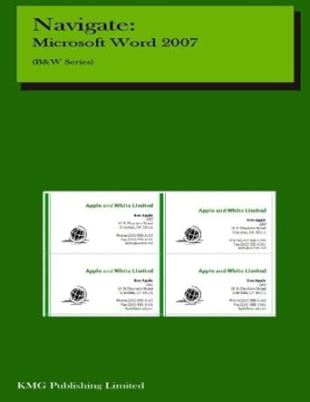 navigate microsoft word 1st edition k m g publishing limited 1479197386, 978-1479197385