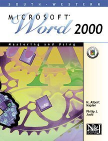mastering and using microsoft word 2000 comprehensive course 1st edition h albert napier ,philip j judd