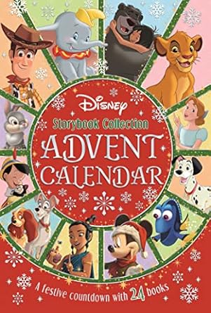 disney storybook collection advent calendar a festive countdown with 24 books 1st edition igloobooks