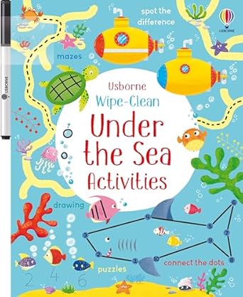 wipe clean under the sea activities 1st edition kirsteen robson ,manuela berti 1805317806, 978-1805317807