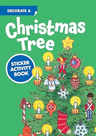 decorate a christmas tree sticker activity book 1st edition cathy beylon 0486281043, 978-0486281049