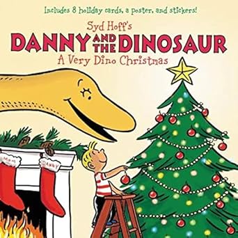 danny and the dinosaur a very dino christmas incudes holiday cards a poster and stickers a christmas holiday