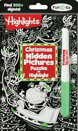 christmas hidden pictures puzzles to highlight activity book with winter puzzles over 300 hidden objects and