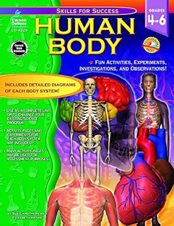 human body grades 4 6 1st edition sue carothers ,elizabeth henke 088724954x, 978-0887249549