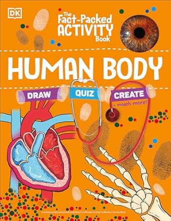 the fact packed activity book human body 1st edition dk 0744051541, 978-0744051544