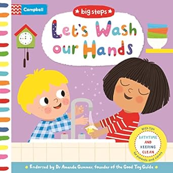 lets wash our hands bathtime and keeping clean 1st edition campbell books ,marie kyprianou 1529083028,
