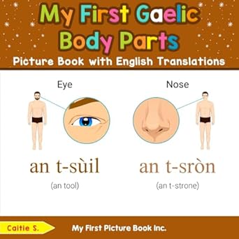 my first gaelic things around me picture book with english translations 1st edition caitie s 0369605926,