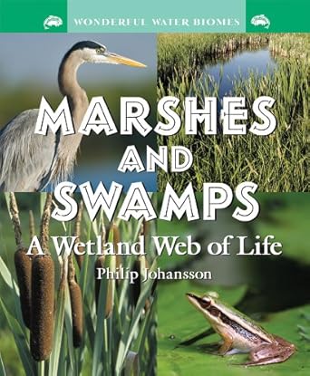 marshes and swamps a wetland web of life 1st edition philip johansson 0766028143, 978-0766028142