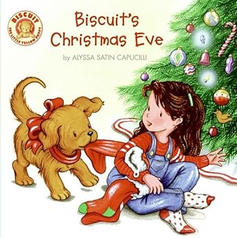 biscuits christmas eve a christmas holiday lift the flap book for kids 1st edition alyssa satin capucilli
