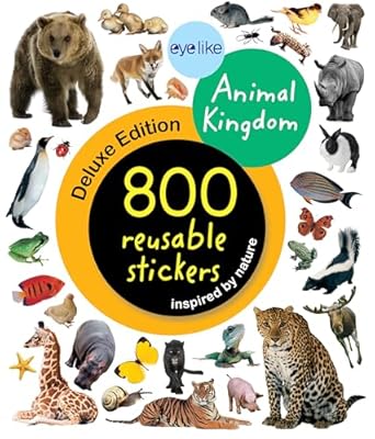 eyelike stickers deluxe animal kingdom 1st edition workman publishing 1523532408, 978-1523532407