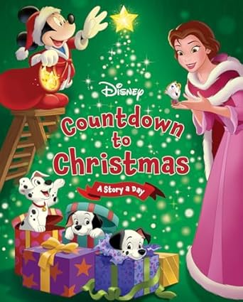 disneys countdown to christmas a story a day 1st edition disney books 1484730526, 978-1484730522