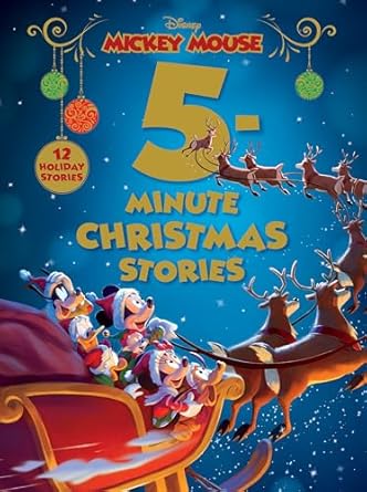 5 minute christmas stories 1st edition disney book group 1368114792, 978-1368114790