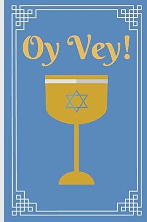 oy vey have a laugh with this fun and lighthearted jewish themed journal makes a great novelty gift for