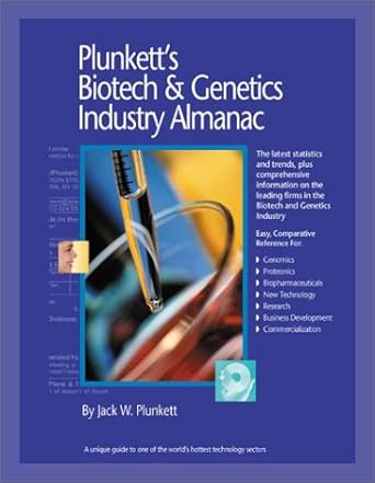 plunketts biotech and genetics industry almanac 2003 2004 1st edition jack w plunkett 1891775286,