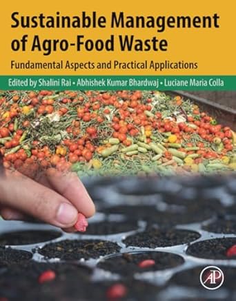 sustainable management of agro food waste fundamental aspects and practical applications 1st edition shalini