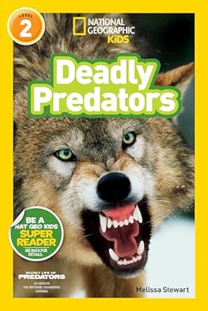 deadly predators 1st edition melissa stewart 1426313462, 978-1426313462