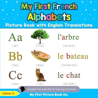 my first french alphabets picture book with english translations bilingual early learning and easy teaching