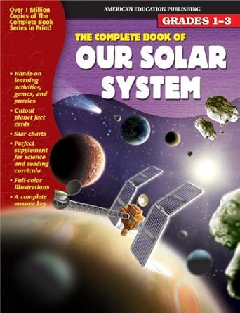 complete book of our solar system grades 1 3 1st edition american education publishing 1577686055,