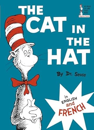 the cat in the hat in english and french 1st edition dr seuss 0394801717, 978-0394801711