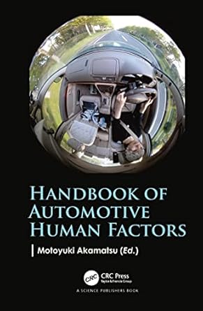 handbook of automotive human factors 1st edition motoyuki akamatsu 0367779625, 978-0367779627