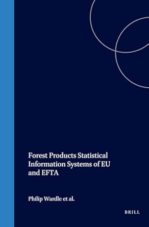 forest products statistical information systems of eu and efta 1st edition philip wardle ,jo van brusselen
