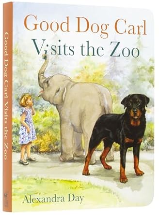 good dog carl visits the zoo board book 1st edition alexandra day 1514990032, 978-1514990032