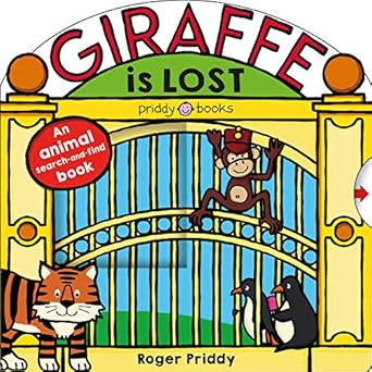 giraffe is lost an animal search and find book 1st edition roger priddy 0312527896, 978-0312527891