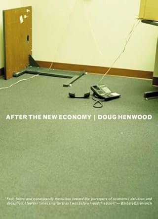 after the new economy the binge and the hangover that won t go away 1st edition doug henwood 1565849833,