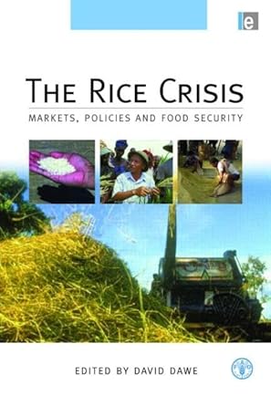the rice crisis markets policies and food security 1st edition david dawe 1849711348, 978-1849711340