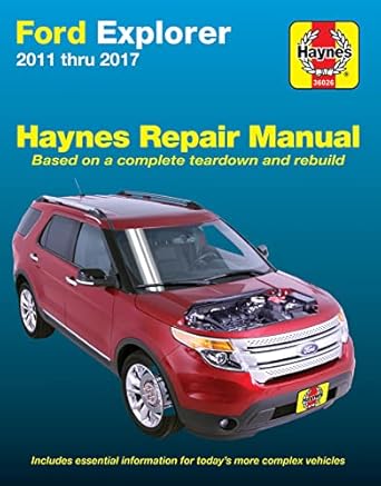 ford explorer haynes repair manual 1st edition haynes manuals 1620922851, 978-1620922859