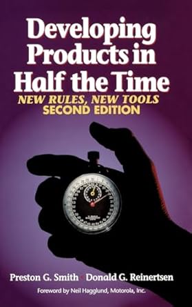 developing products in half the time new rules new tools 1st edition preston g smith ,donald g reinertsen
