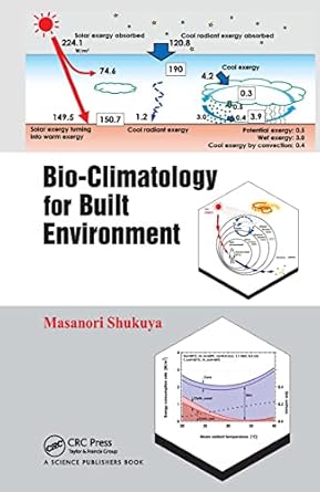 bio climatology for built environment 1st edition masanori shukuya 1498727298, 978-1498727297