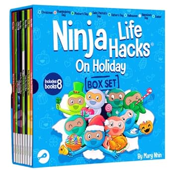 ninjas on holiday box set 1st edition mary nhin 1637316305, 978-1637316306