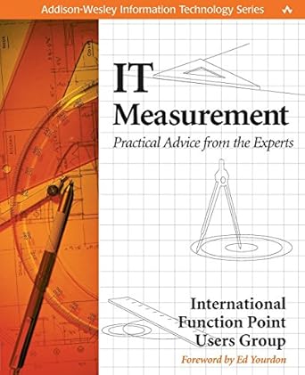 it measurement practical advice from the experts 1st edition international function point users group
