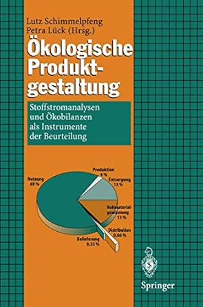okologische produktgestaltung stoffstromanalysen und okobilanzen als instrumente der beurteilung 1st edition