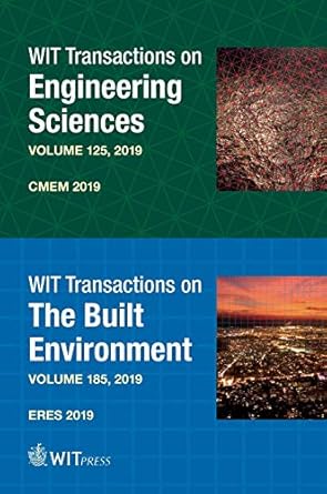 computational methods and experimental measurements xix and earthquake resistant engineering structures xii