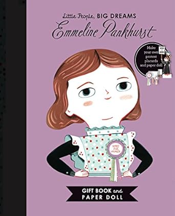 little people big dreams emmeline pankhurst gift book and paper doll /anglais 1st edition maria isabel