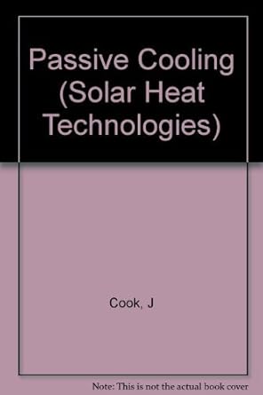 passive cooling 1st edition jeffrey cook 0262031477, 978-0262031479