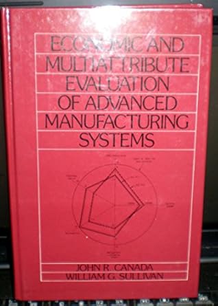 economic and multiattribute evaluation of advanced manufacturing systems 1st edition john r canada ,william g