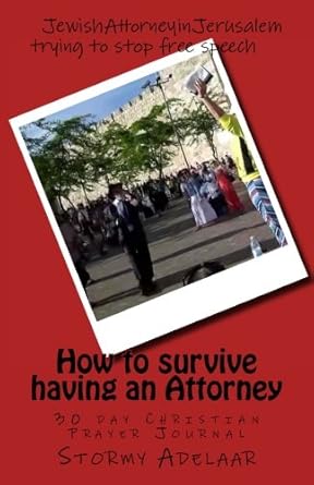 how to survive having an attorney 30 day christian prayer journal 1st edition stormy adelaar 1719156719,