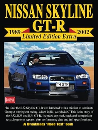 nissan skyline gt r   extra 1989 2002 road test book 1st edition brooklands books ltd 185520634x,