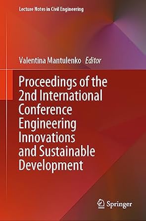 proceedings of the 2nd international conference engineering innovations and sustainable development 1st