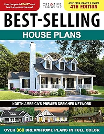 best selling house plans completely updated and revised over 360 dream home plans in full color top architect