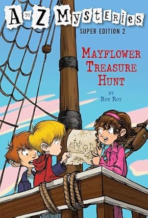 mayflower treasure hunt 1st edition ron roy ,john steven gurney 0375839372, 978-0375839375