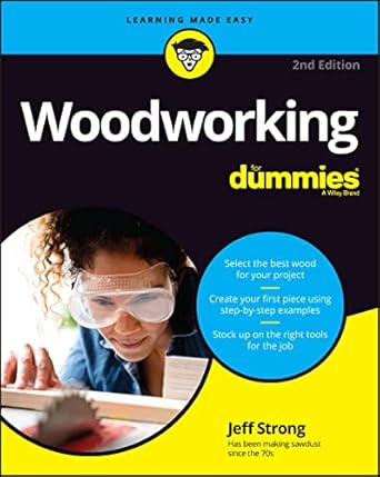 woodworking for dummies 1st edition jeff strong 1119986494, 978-1119986492